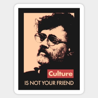 Terence McKenna Culture Is Not Your Friend Sticker